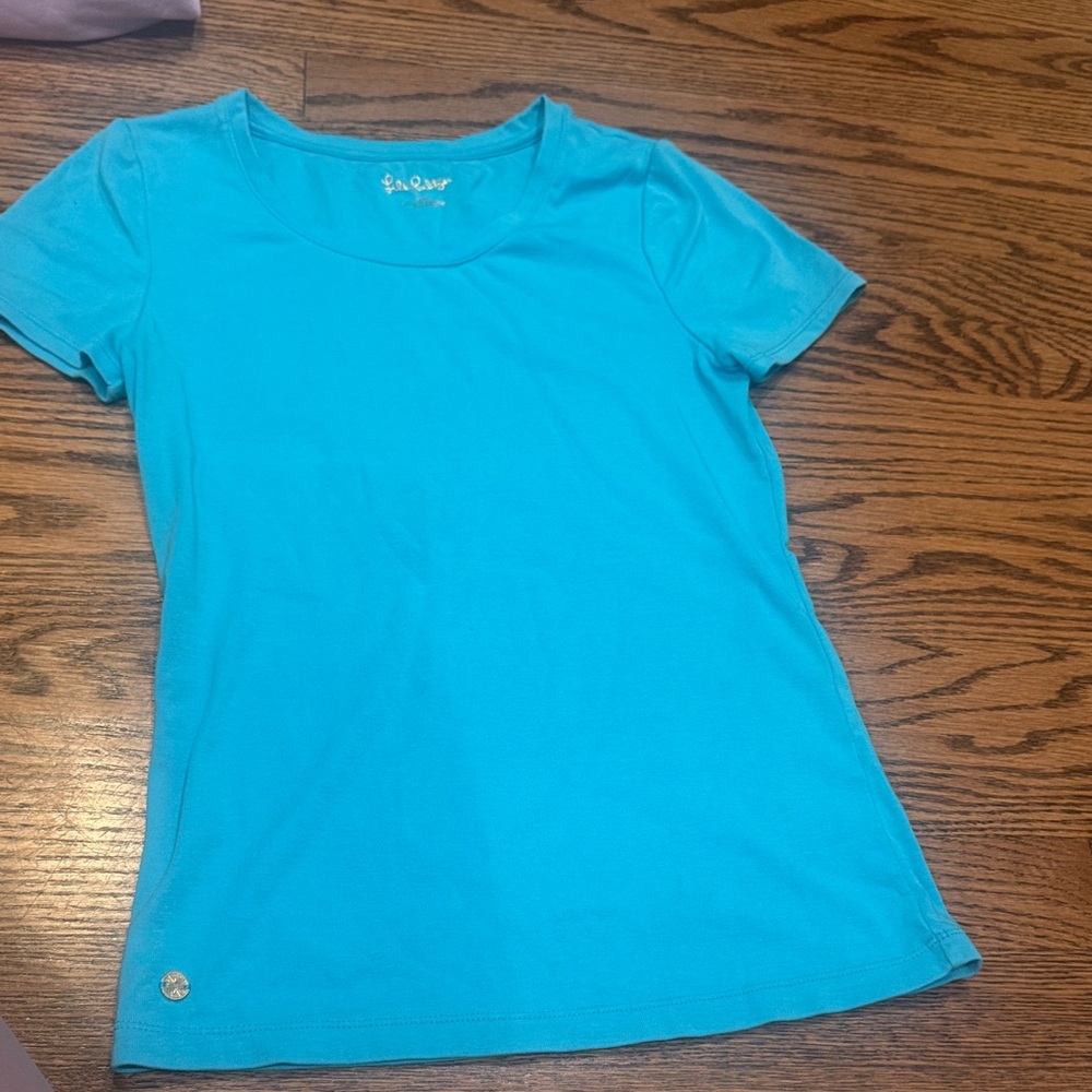 Lilly Pulitzer Vibrant Blue Short Sleeve Tee